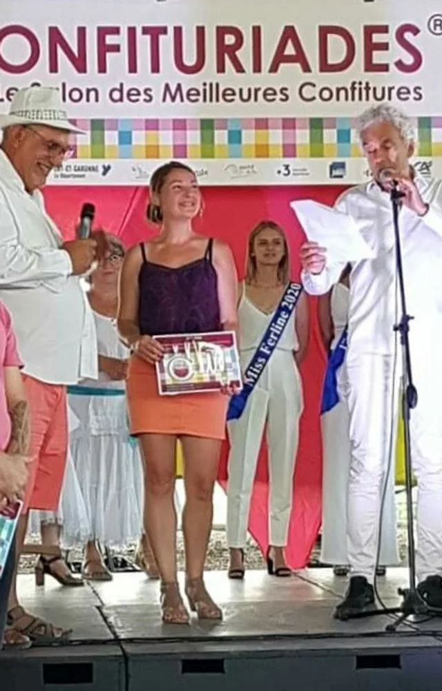 Les pots primés au Championnat du Monde des Confitures de Beaupuy en 2021