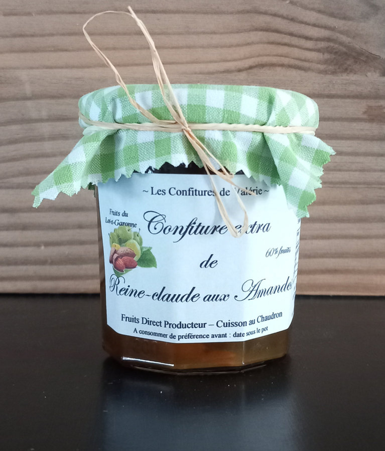Confiture de Reine-Claude aux Amandes