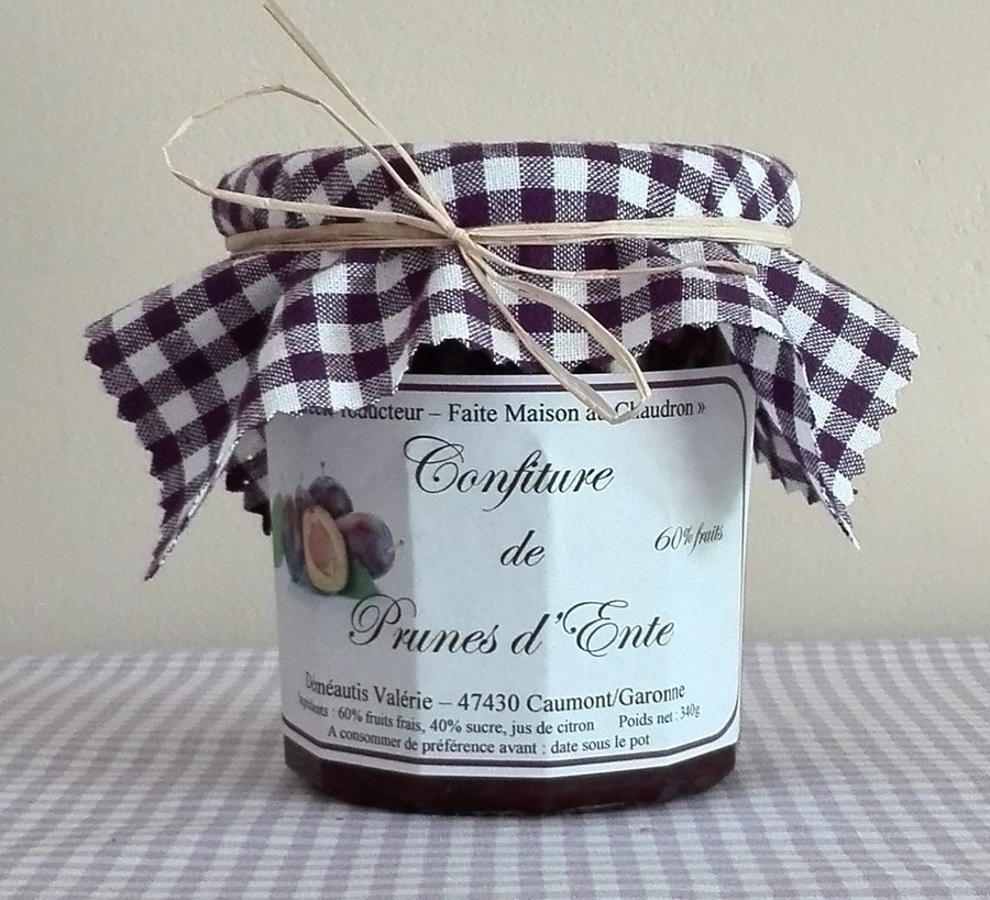 Confiture Extra de Prunes d'Ente