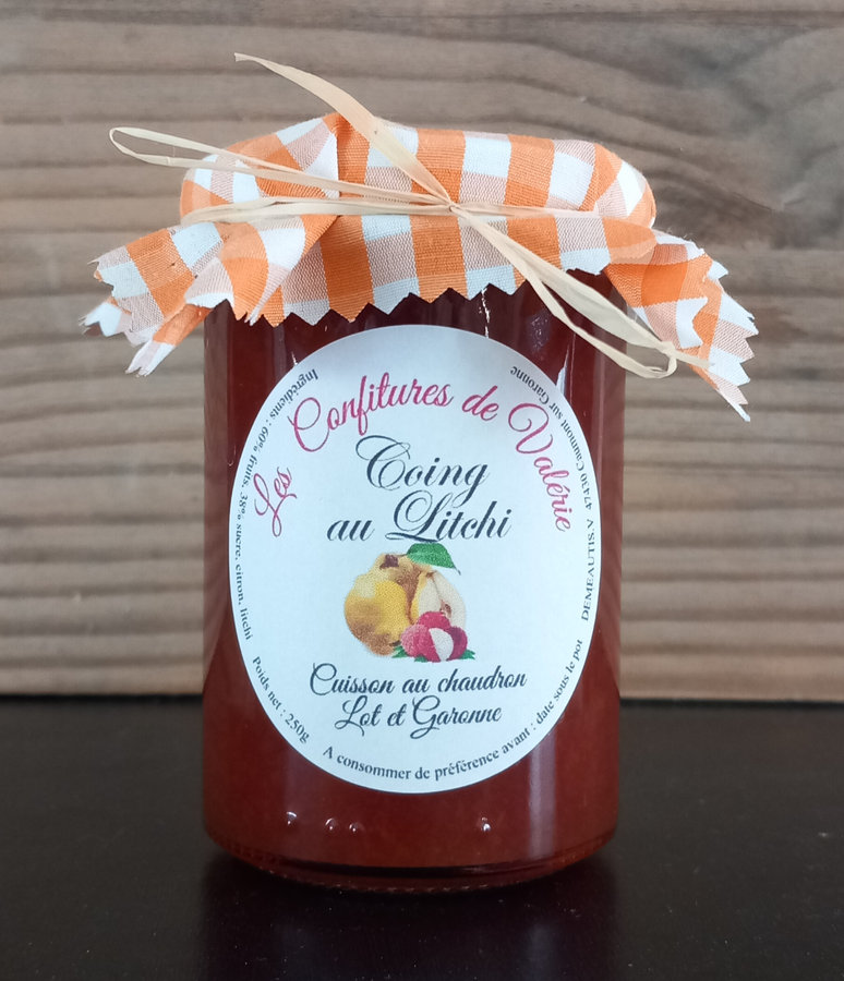 Confiture de Coings au Litchi