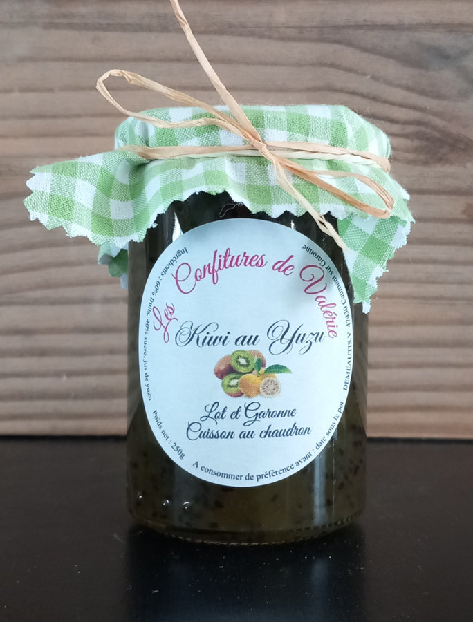 Confiture Extra de Kiwi au Yuzu